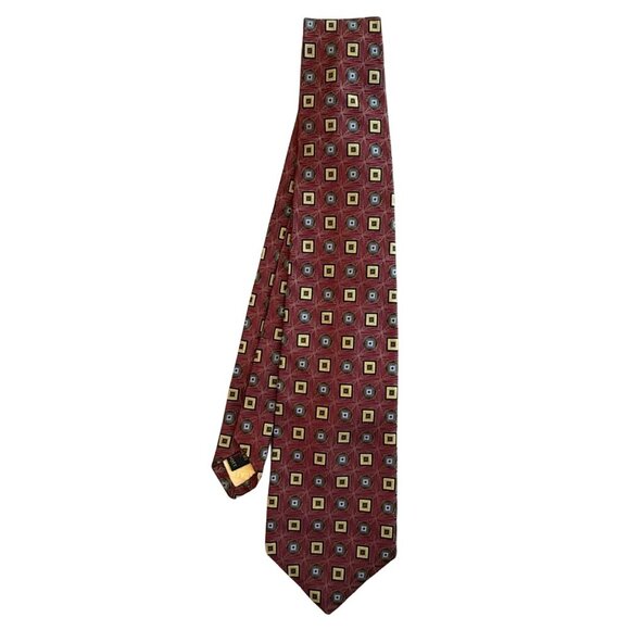 Mens Robert Talbott by Nordstrom Maroon Tie - Picture 2 of 7